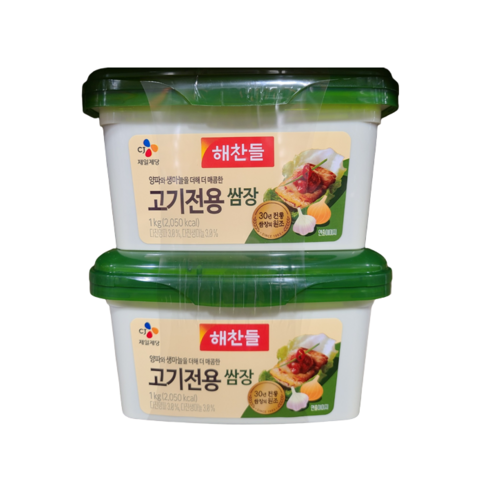 해찬들 고기전용 쌈장, 2개, 1kg