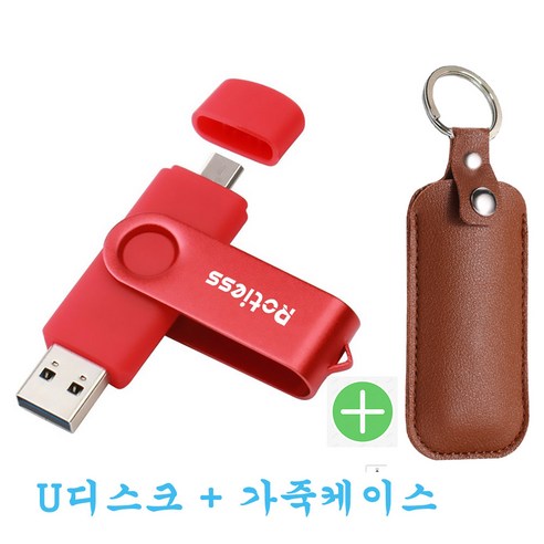 ROTIESS USB3.0 대용량 c타입 usb메모리 2in1 OTG with CASE, 1TB