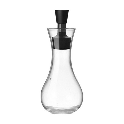 오일 식초 디스펜서 주방 용품 오일 캔 유리 올리브 오일 디스펜서, 250ml, 투명한, 높은 붕규산 유리
