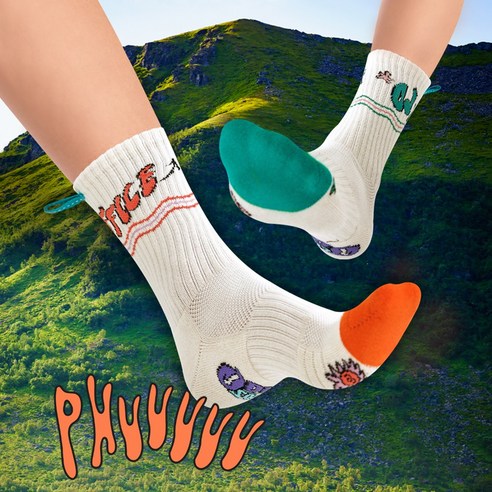 발 끝까지 스타일리시하게! 쾌적함과 편안함을 더한 오드삭스 면 스포츠 양말