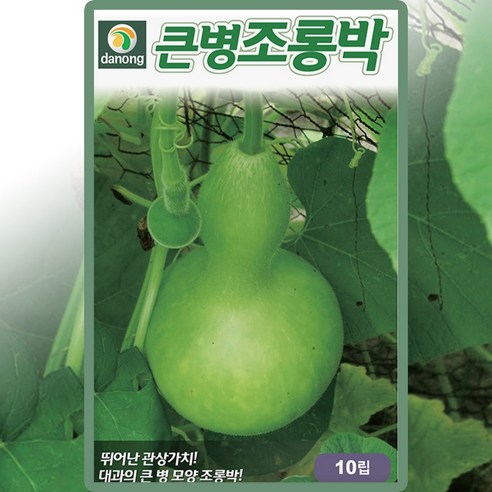 다농 큰병 조롱박 씨앗 10립 조롱박 씨 바가지 종자, 1개