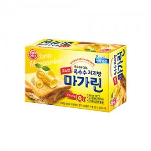 오뚜기 옥수수 저지방 마가린(냉장) 간편식 유제품 180g, 2세트