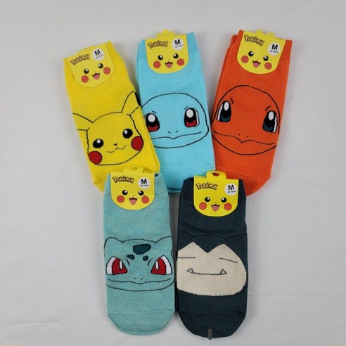 우리 아이 발에 톡톡 터지는 귀여움, 포켓몬 양말 세트!