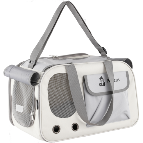 쾌적함과 안전을 담은 반려동물과의 행복한 외출 동반자, 페티쿠스 3면 통풍 이동가방