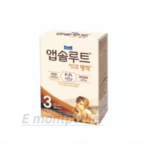 앱솔루트 시작부터 프리미엄 명작 스틱분유 3단계, 280g, 8개