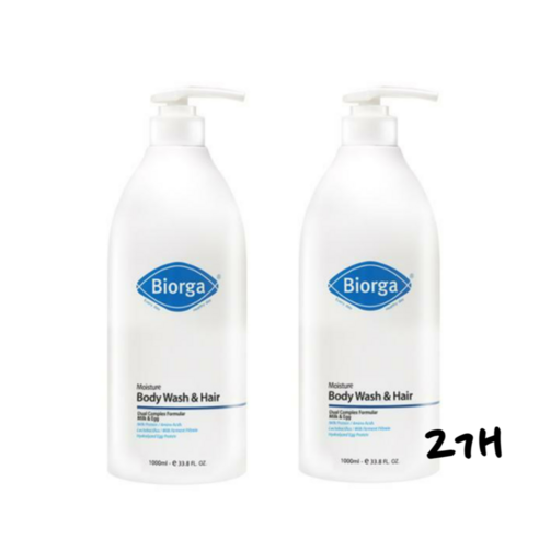 가족과 함께 사용할 수 있는 올인원 클렌저, 바이오가 모이스처 헤어&바디클렌져 바이오가