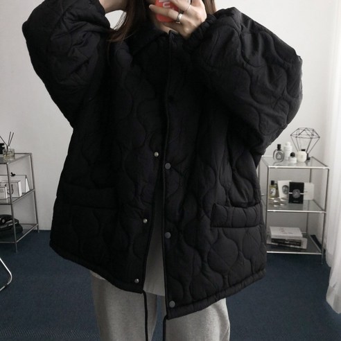 경량후드패딩 추천상품 따뜻하고 스타일리시한 겨울 필수 아이템: 오버핏 퀼팅 숏 패딩 소개