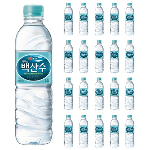 [제트스카이]백산수, 500ml, 20병