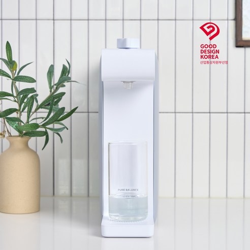 [24년 굿디자인어워드선정] 퓨어발란스 무전원 슬림 직수정수기 카운터탑 8단계 필터시스템 / 자가설치 / 1년치 필터포함, 3구형, 아크틱 그레이