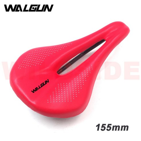 WALGUN 2022 새로운 탄소 섬유 초경량 안장 그라데이션 블루 퍼플 MTB 도로 자전거 접는 자전거 액세서리에 적합, red155