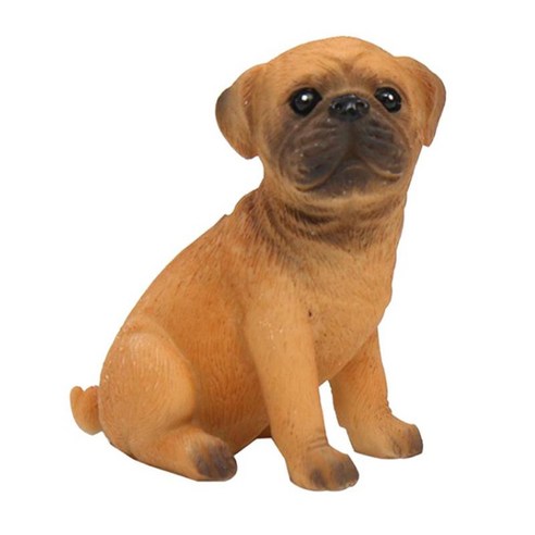 수지 미니 개 동상 미니어처 인형 집 분재 공예 요정 정원 식물 냄비 풍경 장식, Pug 입상