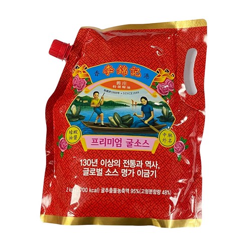 오뚜기 이금기 프리미엄 굴소스 스파우트팩 2kg, 5개