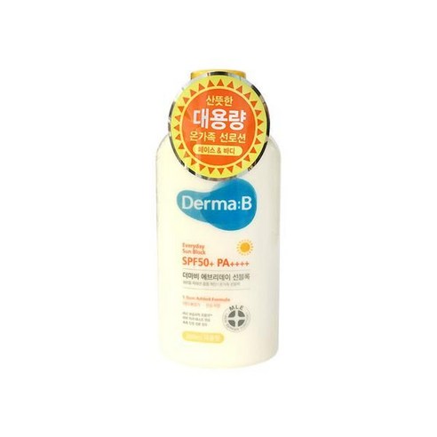 더마비 에브리데이 선블록 200ml, 더마비 선블록 200ml 단품, 1개