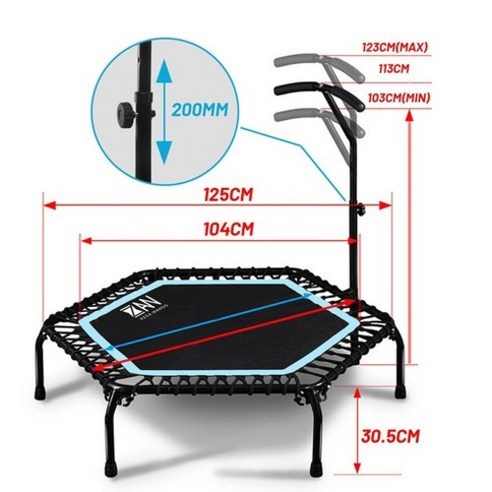 트램폴린 점핑머신 유산소운동 트램블린 다이어트 피트니스 방방이거