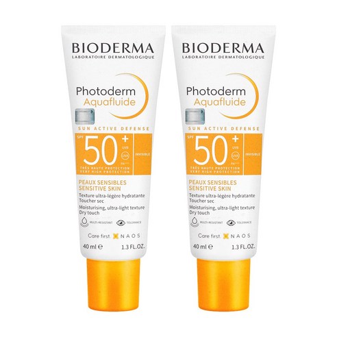 바이오더마 포토덤 아쿠아 플루이드 선크림 SPF50+ PA++++, 40ml, 2개