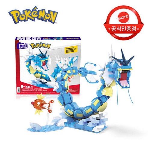 [메가블럭] 포켓몬스터 잉어킹 진화세트, 단품, 1개