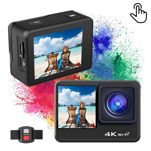 4K 30FPS 듀얼 컬러 스크린 액션캠: 다양한 활동에 이상적인 최고의 액션 카메라