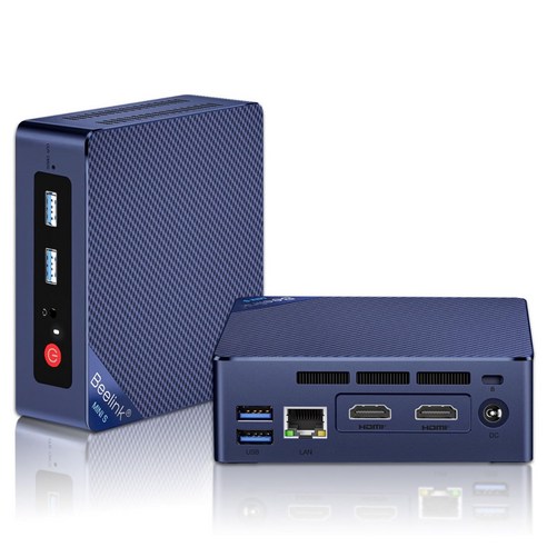 Beelink S12 Pro 미니 PC 인텔 12세대 알더 레이크-N100 16GB RAM 500GB SSD 4K 듀얼 디스플레이 WiFi 6/BT5.2 홈 오피스용