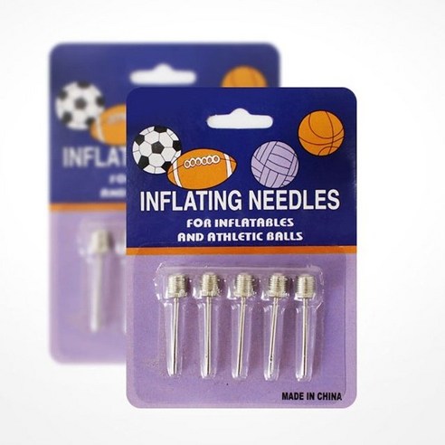 바늘 핀 5개입 바람넣기 농구공 멀티 축구공 공펌프 배구공 주입기, 공주입 펌프바늘핀5개입