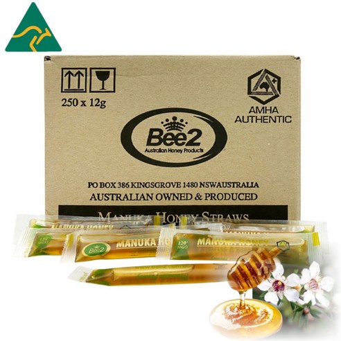 비투 비투 호주 100% 마누카 스틱꿀 MGO 120+ 250포 마니카꿀 천연벌꿀 MANUKAHONEY 마누카허니, 1개, 단품