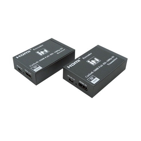 고품질 HDMI 신호를 60m까지 연장해주는 송수신기 세트