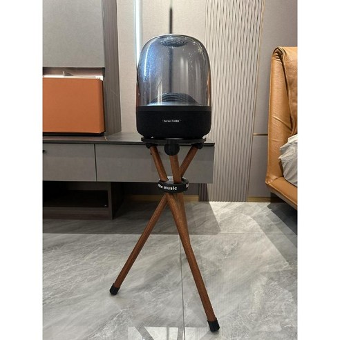 하만카돈 사운드스틱 스피커 진공스피커 4 3 거치대 원목 받침대, 4세대 블랙 호두 높이 56cm