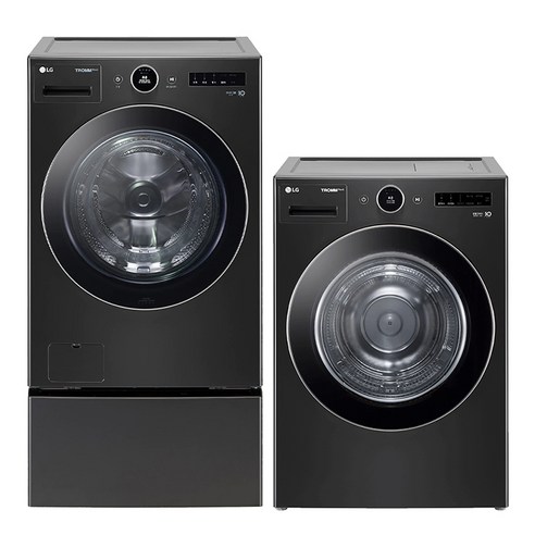 LG전자 트롬 트윈워시 세탁기 블랙 스테인리스 FX24KSB-2K 28kg + 건조기 블랙 스테인리스 RD20KS 20kg 세트 방문설치, 세탁기(FX24KSB-2K), 건조기(RD20KS) 세탁기건조기세트 LG전자 트롬 트윈워시 세탁기 블랙 스테인리스 FX24KSB-2K 28kg + 건조기 블랙 스테인리스 RD20KS 20kg 세트 방문설치, 세탁기(FX24KSB-2K), 건조기(RD20KS) 세탁기건조기세트