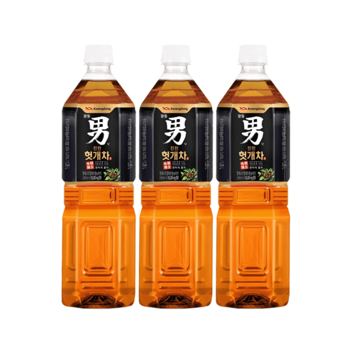 광동제약 남 진한 헛개차 1.25L× 대용량 차음료 간건강 잦은회식 숙취해소 헛개나무열매추출농축액, 1.25L