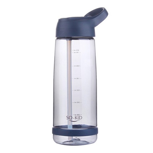 프렐러고 스포츠 물병 550ML/850ML/1000ML 휴대 헬스 빨대 물통, 블루 850ML, 850ml