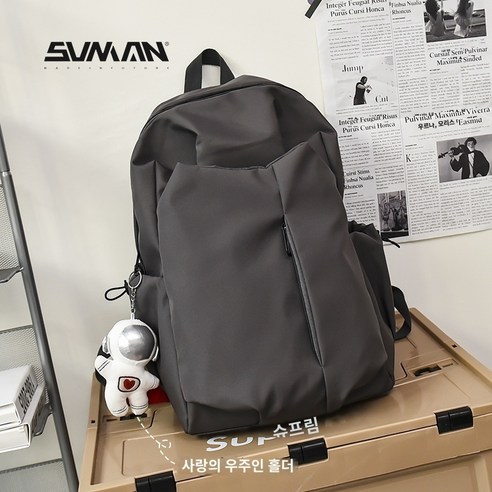 Aforyou 남자 여자 대학생 가방 편한 수납 일상 여행 ootd Schoolbag 남자 대학생 ins 유행 멋진 간단한 대용량 배낭 여자 중학생 고등학생 여행 가방 배낭