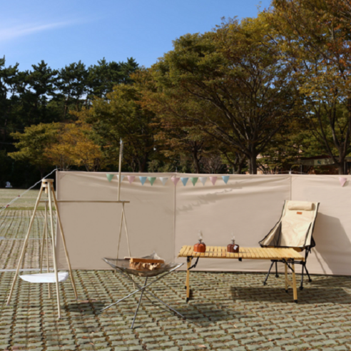 쾌적하고 아늑한 캠핑을 위한 필수템, 코누 캠핑 면 TC 윈드스크린!