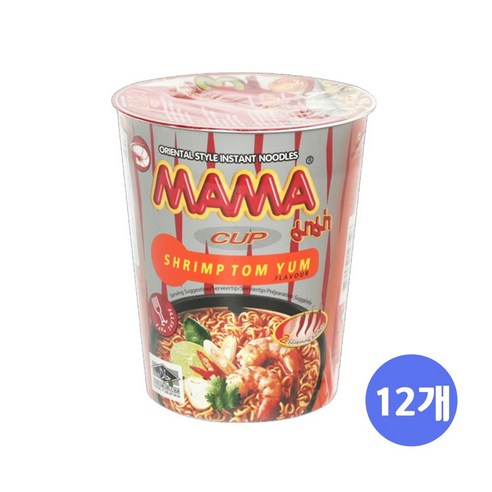 마마 컵 쉬림 톰냠 플레이버 컵라면 70g