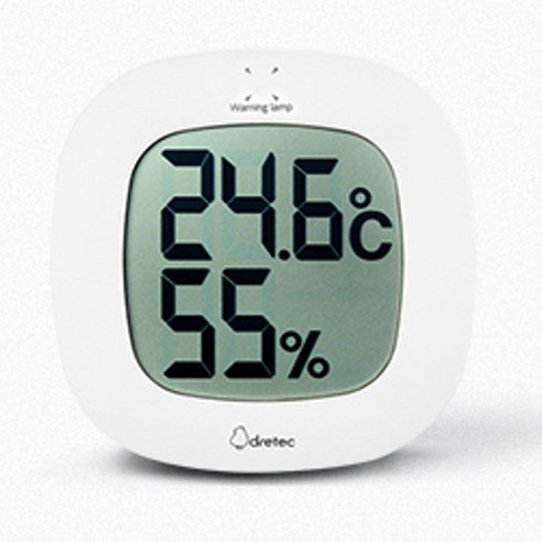 드레텍 온습도계 디지털온습도계 O-295, 1개, O-295WT(화이트)