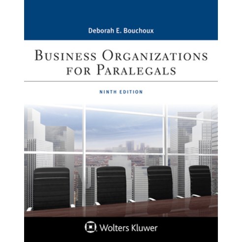(영문도서) Business Organizations for Paralegal Paperback, Wolters Kluwer Law &amp; Bus