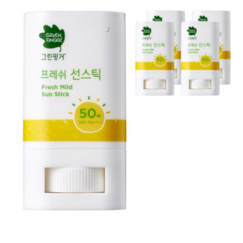 그린핑거 프레쉬 마일드 선스틱 SPF50+ PA++++, 15g, 1개