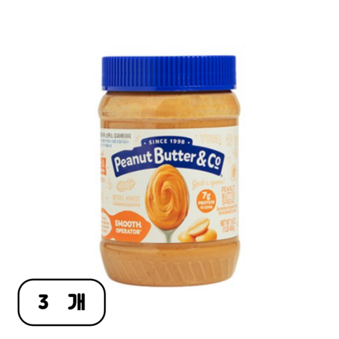 피넛버터앤코 땅콩버터 스무스 오퍼레이터 454g 부드러운 땅콩잼, 1개 앵커버터 피넛버터앤코 땅콩버터 스무스 오퍼레이터 454g 부드러운 땅콩잼, 1개 앵커버터