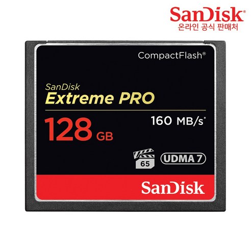 샌디스크 CF Extreme Pro 메모리카드 SDCFXPS, 128GB cffast