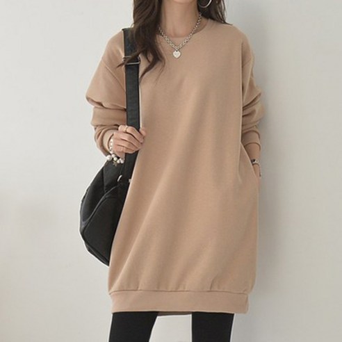 쏭스타일 윈터데일리롱맨투맨(기모)