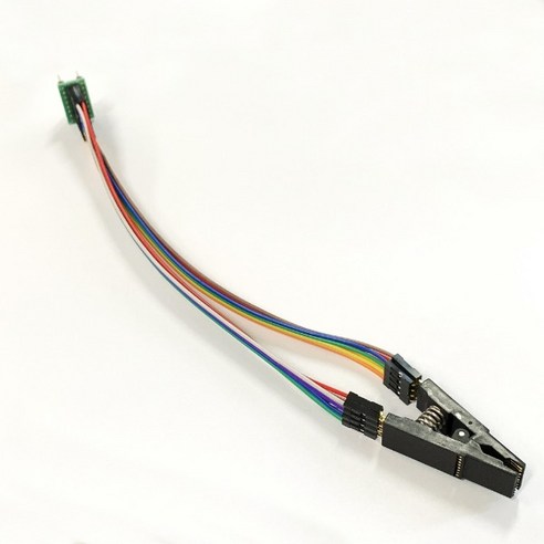 CH341A EEOROM 롬라이터용 SOP16 집게 + 케이블, P000KCTA000A