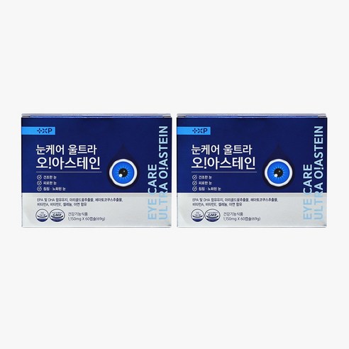 눈케어 울트라 오!아스테인 루테인 오메가3 아스타잔틴 건조 피로한 눈, 4세트, 30정