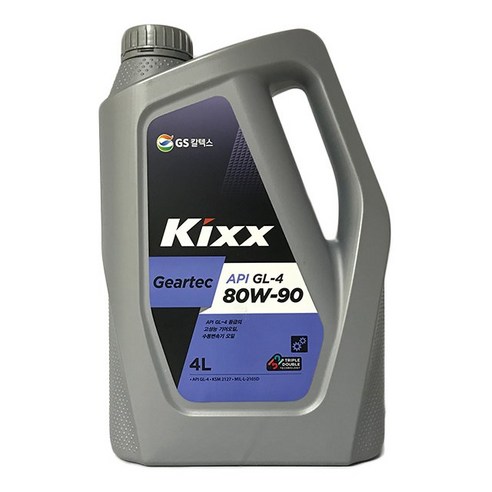 킥스 KIXX Geartec GL-4 80W-90 4L 수동미션오일, kixx Geartec GL-4 4L