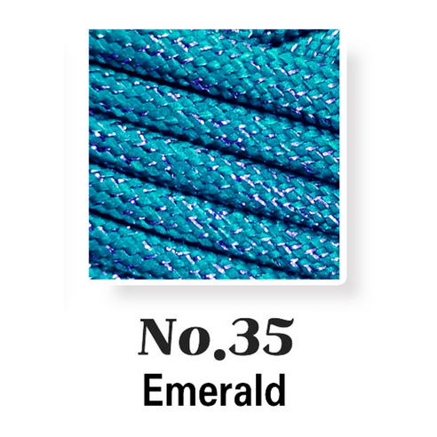 5.0mm 100yard 실버 글로시 대용량 촘촘 우동실 청키스트링 소프트 폴리에스터 우동끈 가벼운실 타래발송, 1개, No.35
