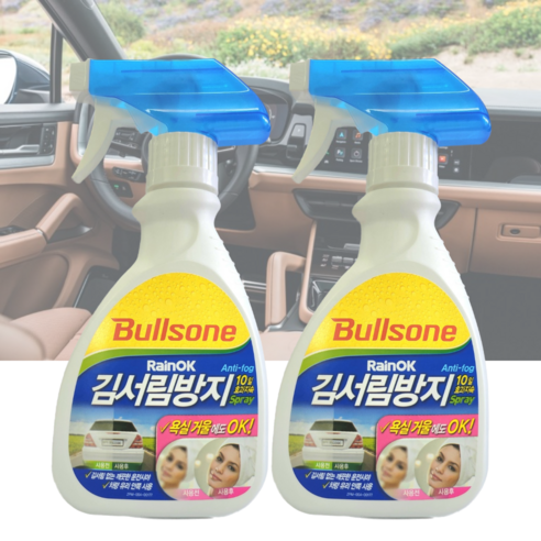 불스원 레인OK 김서림방지 스프레이, 280ml, 2개 불스원발수코팅