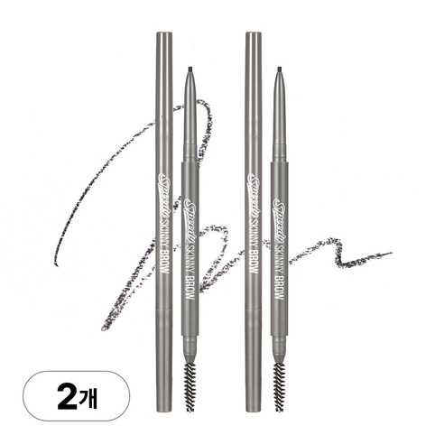 [1.5mm] 페리페라 스피디 스키니 브로우, 006 쿨그레이, 2개