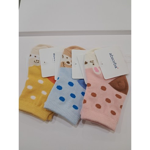 사랑스러운 아기 발을 위한 안전하고 편안한 선택, 압소바 미끄럼방지 미노 양말