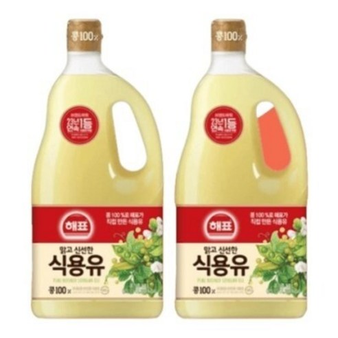 사조대림 콩식용유 해표 식용유 1.5LX2, 1.5L