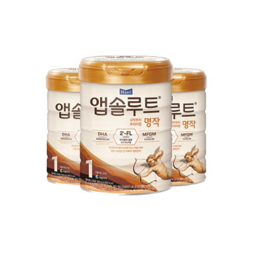 앱솔루트 명작 2FL 분유 1단계, 800g, 45개