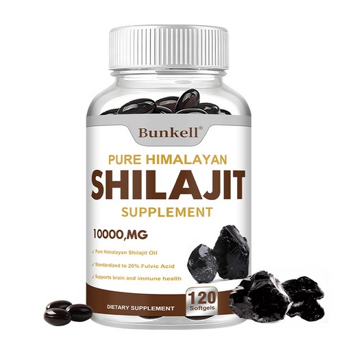 순수 히말라야 산맥 쉐라톤 10,000mg - 푸리산 - 지구력, 파워, 운동성능 향상, 2개, 120정