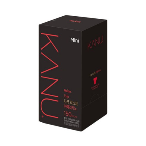 카누 미니 다크 로스트 아메리카노, 0.9g, 150개