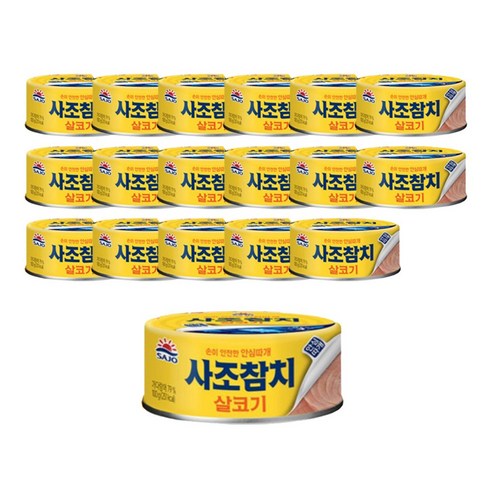 올따옴) 사조 안심따개 살코기참치 100g 18입, 18개